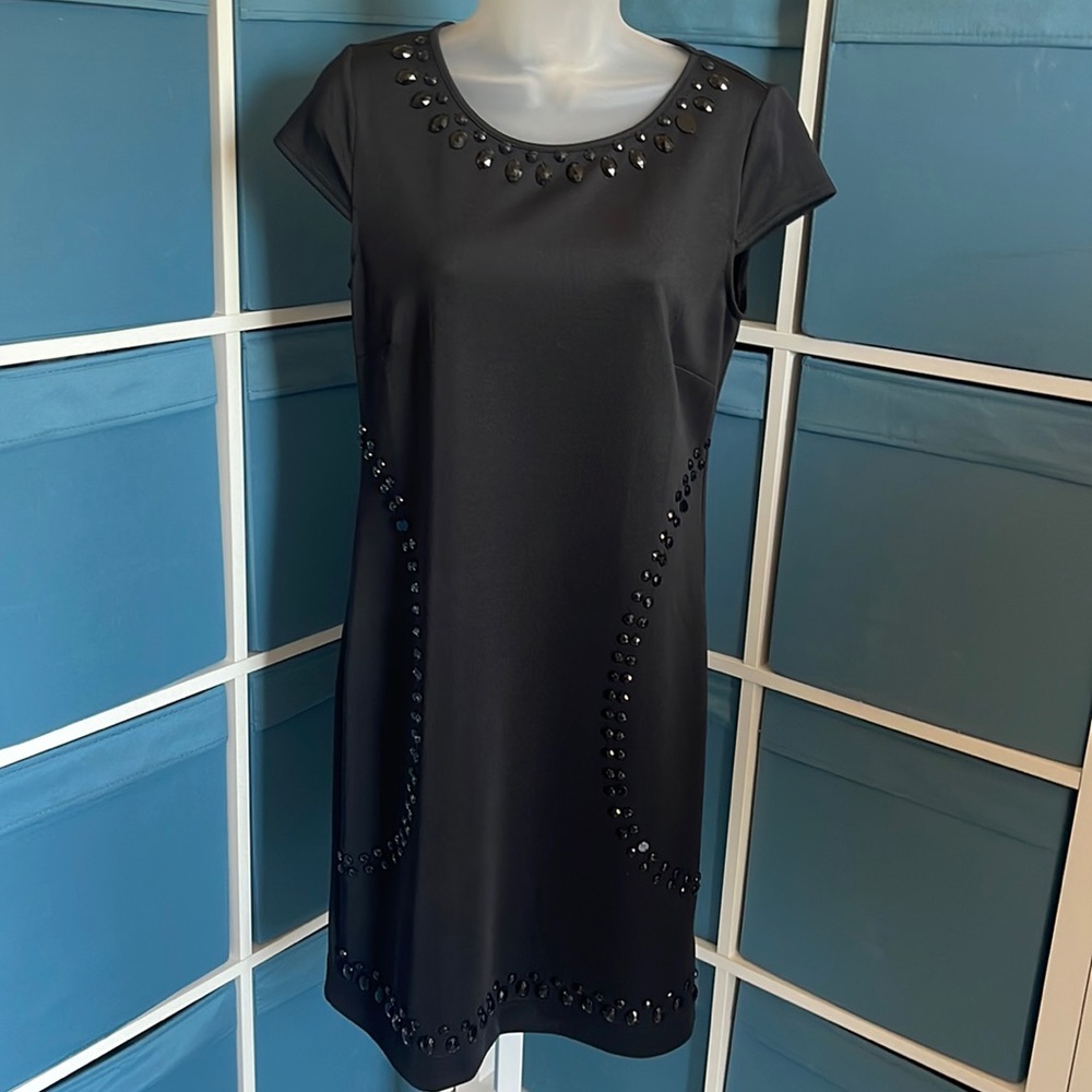 Beige by eci Black Dress with embellishments 🖤